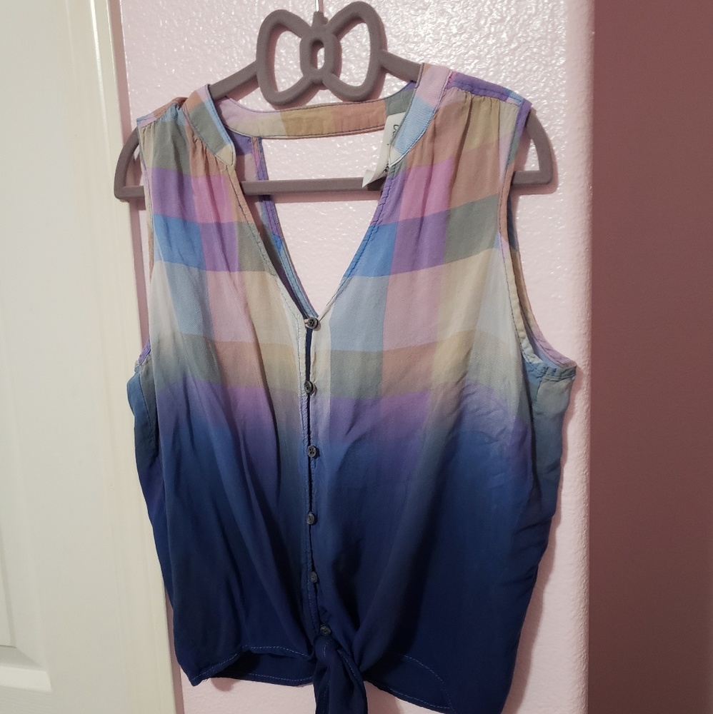 Tie Front Top